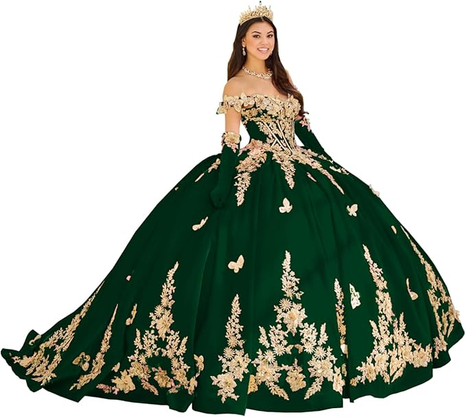 Off Shoulder Royal Quinceanera Dress