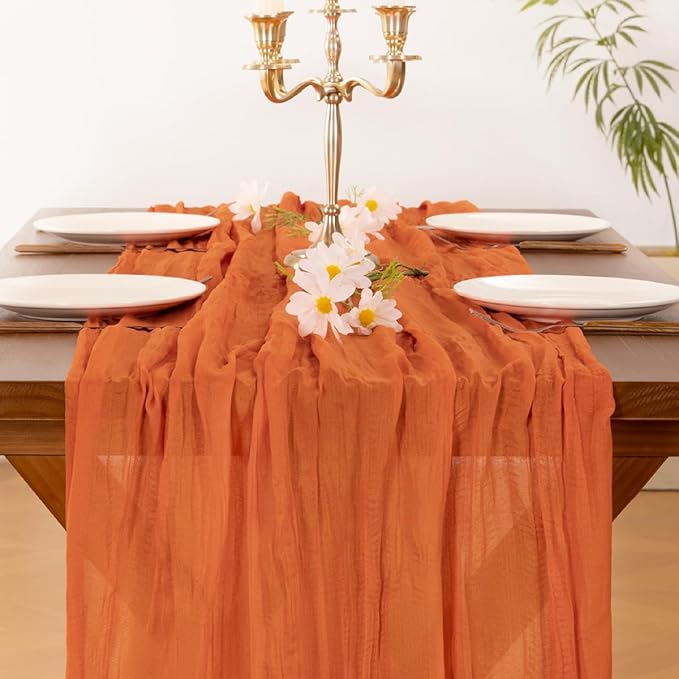Cheesecloth Table Runner