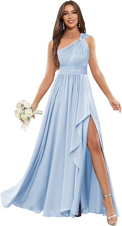 Long Chiffon Bridesmaid Dresses