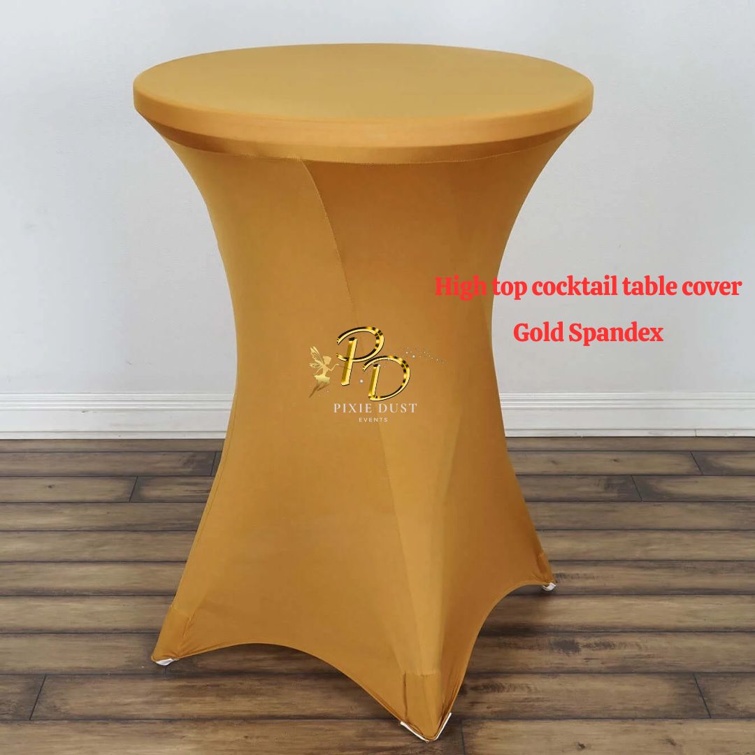 Spandex Fitted Cocktail Table Cover