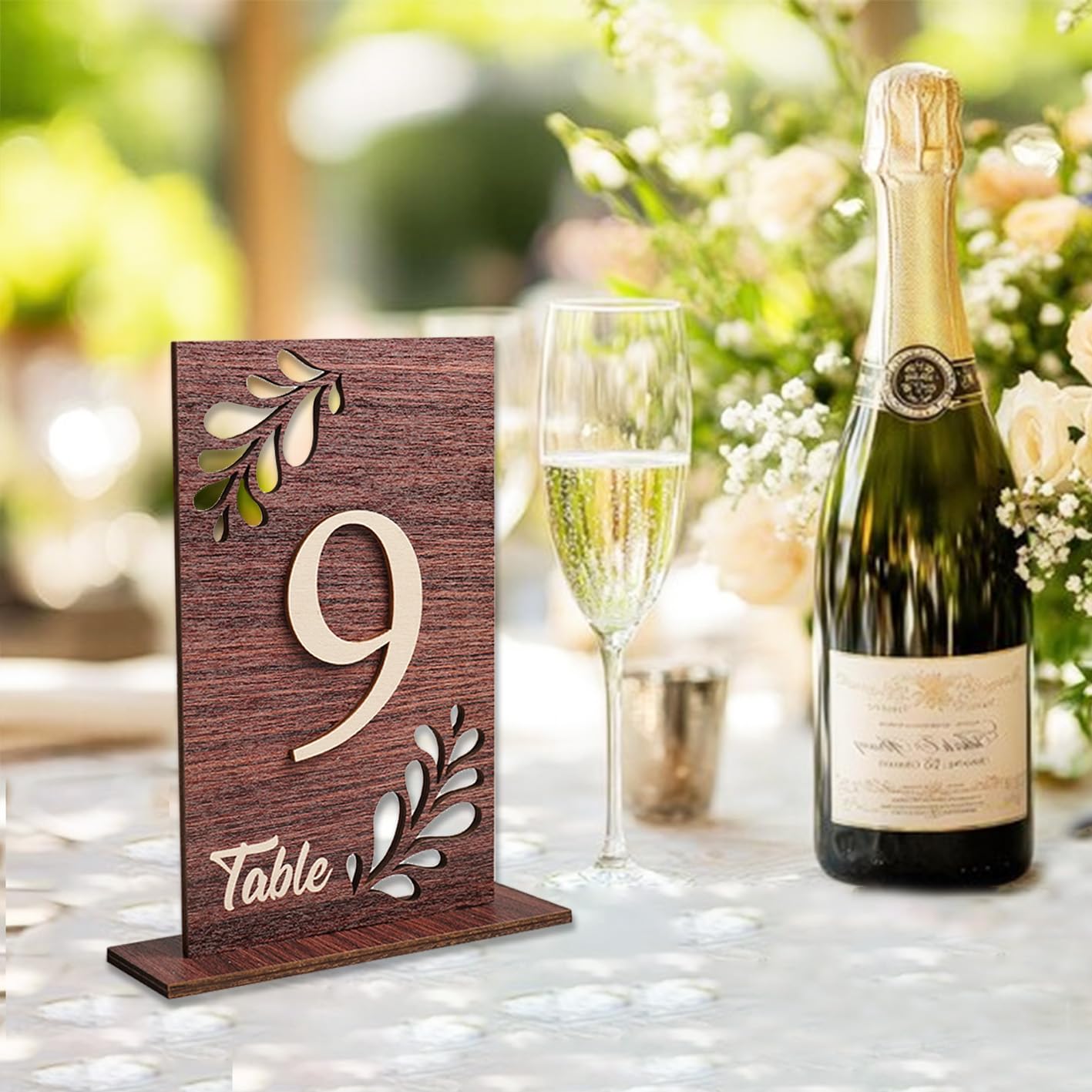 Wedding Table Numbers 1-20 Wooden