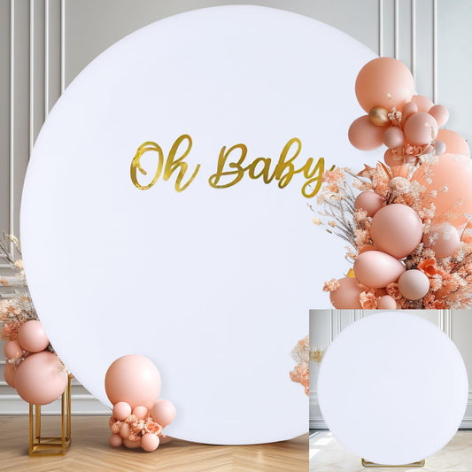 Round Backdrop Cover for 5 to 7.2ft Circle Stand