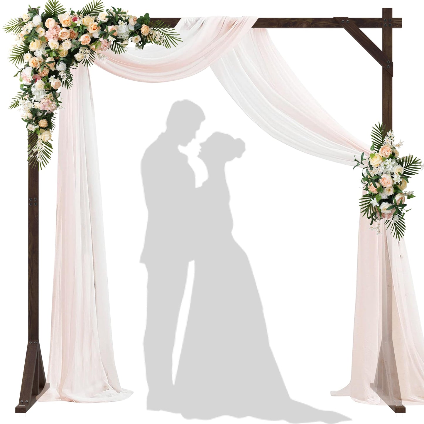 7.2FT Wooden Wedding  Wood Arch