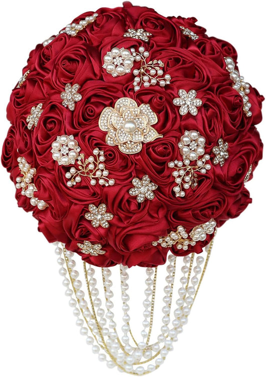 Bridal Satin Rose  Bouquet