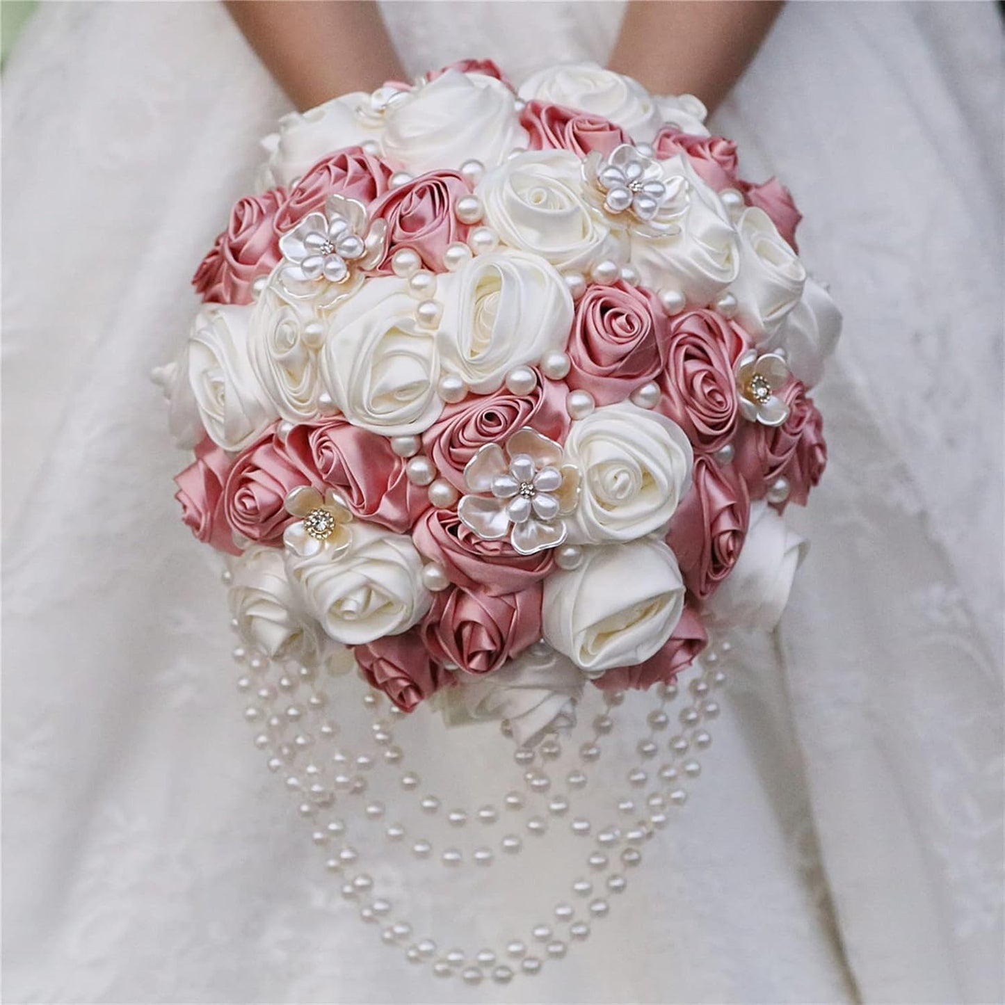 Bridal Satin Rose  Bouquet
