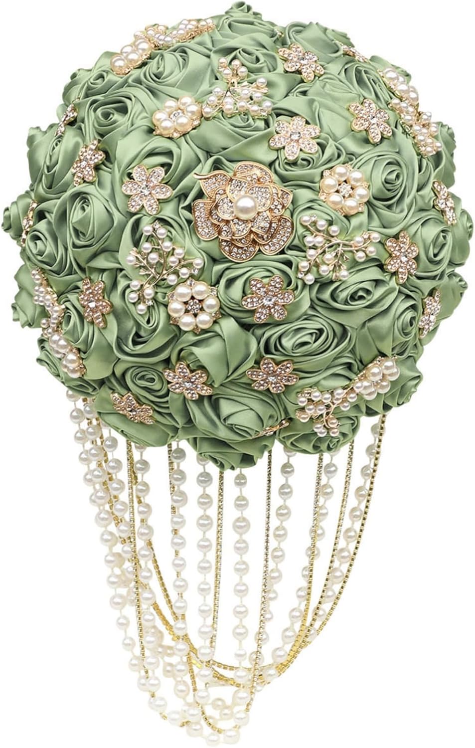 Bridal Satin Rose  Bouquet