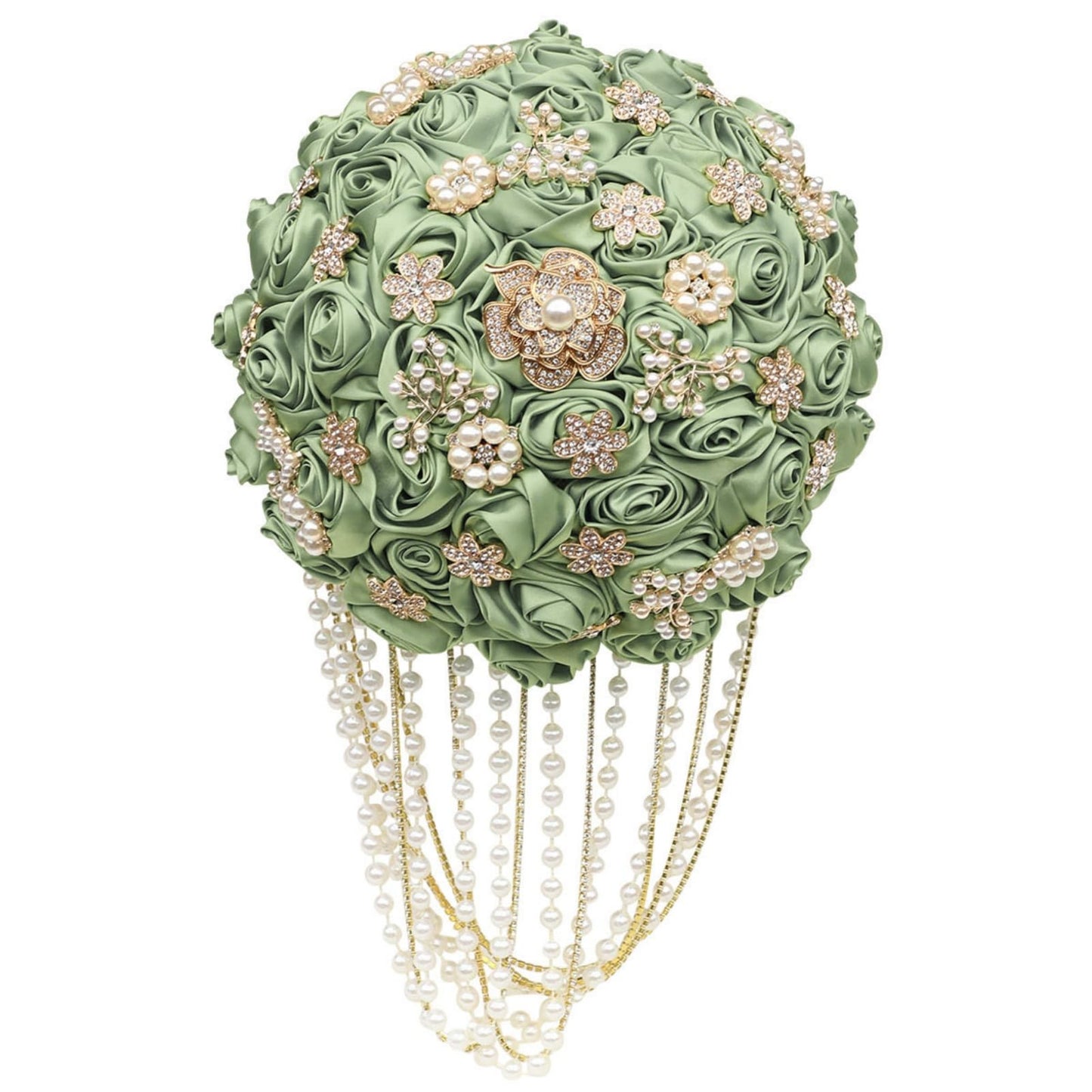 Bridal Satin Rose  Bouquet