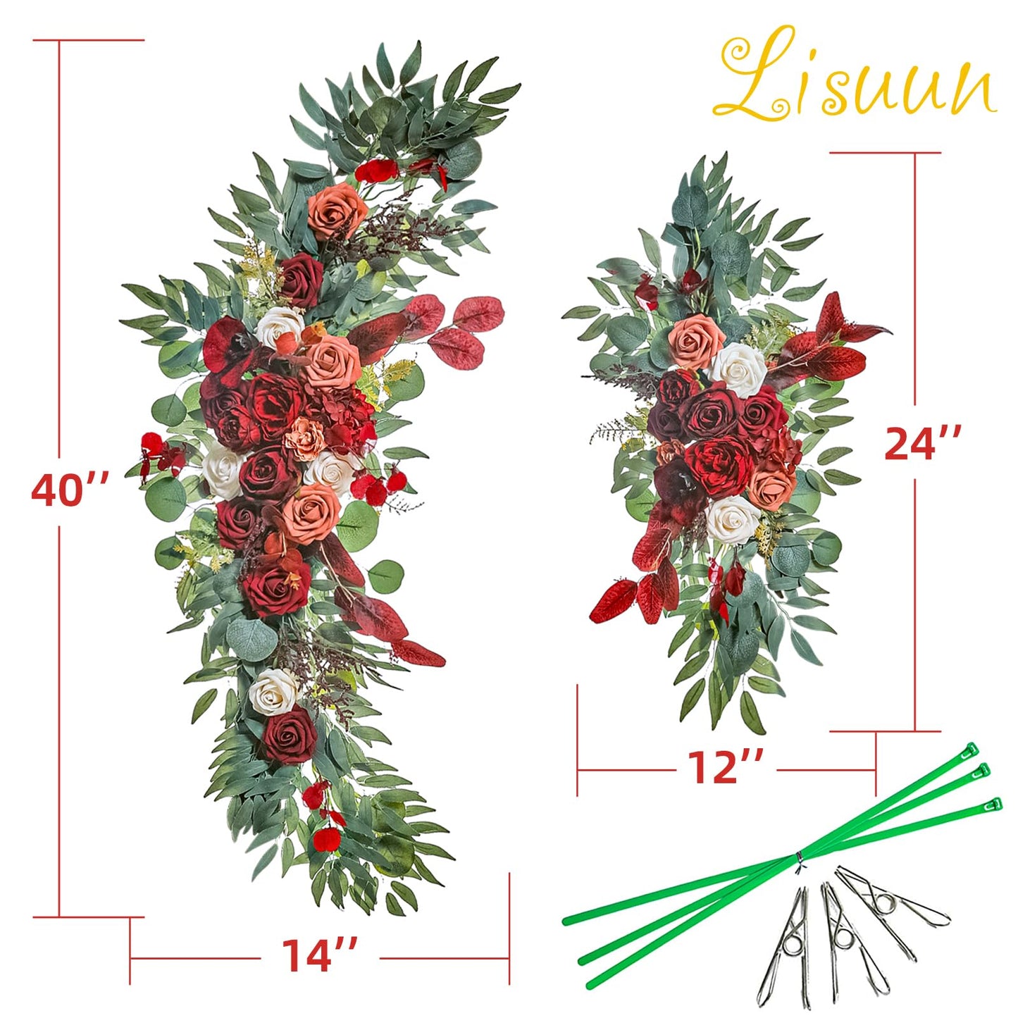 Artificial Flowers for Decoration - Pack of 2