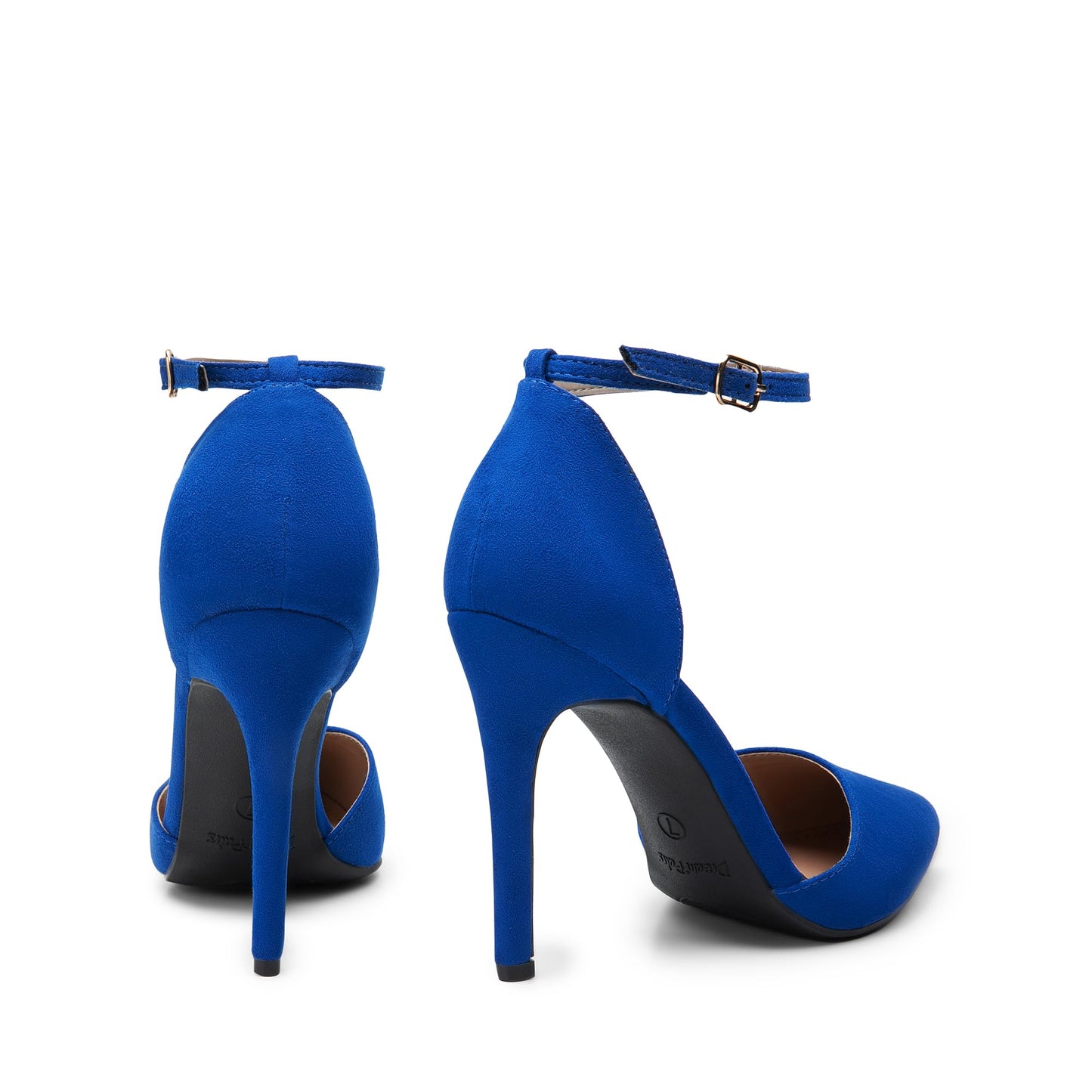 Pointed Toe Ankle Strap High Heel Stiletto