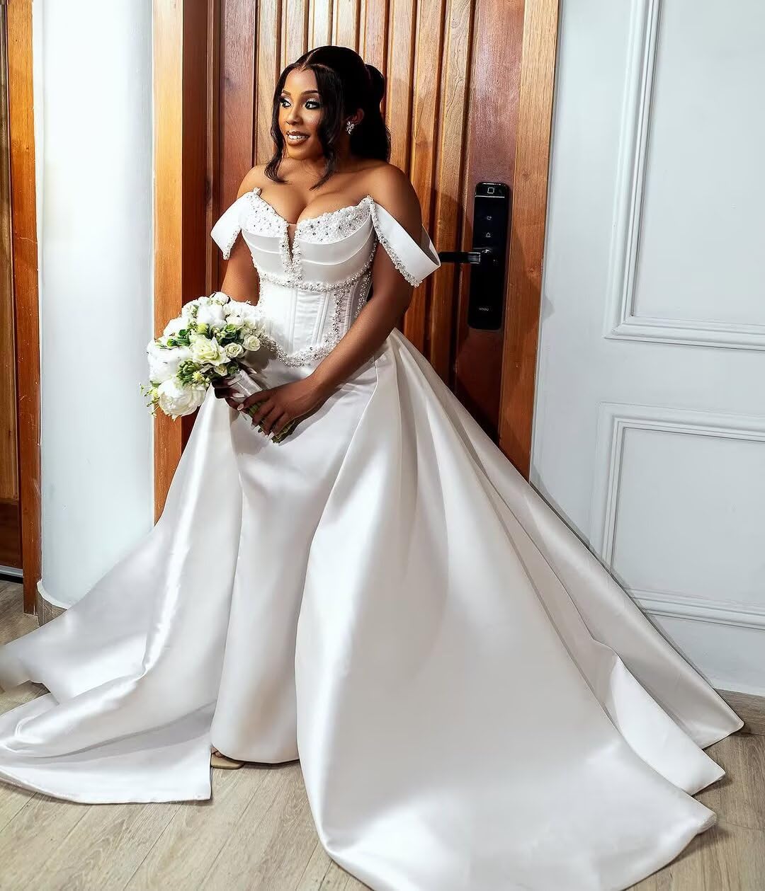 Pearls Bridal Gown