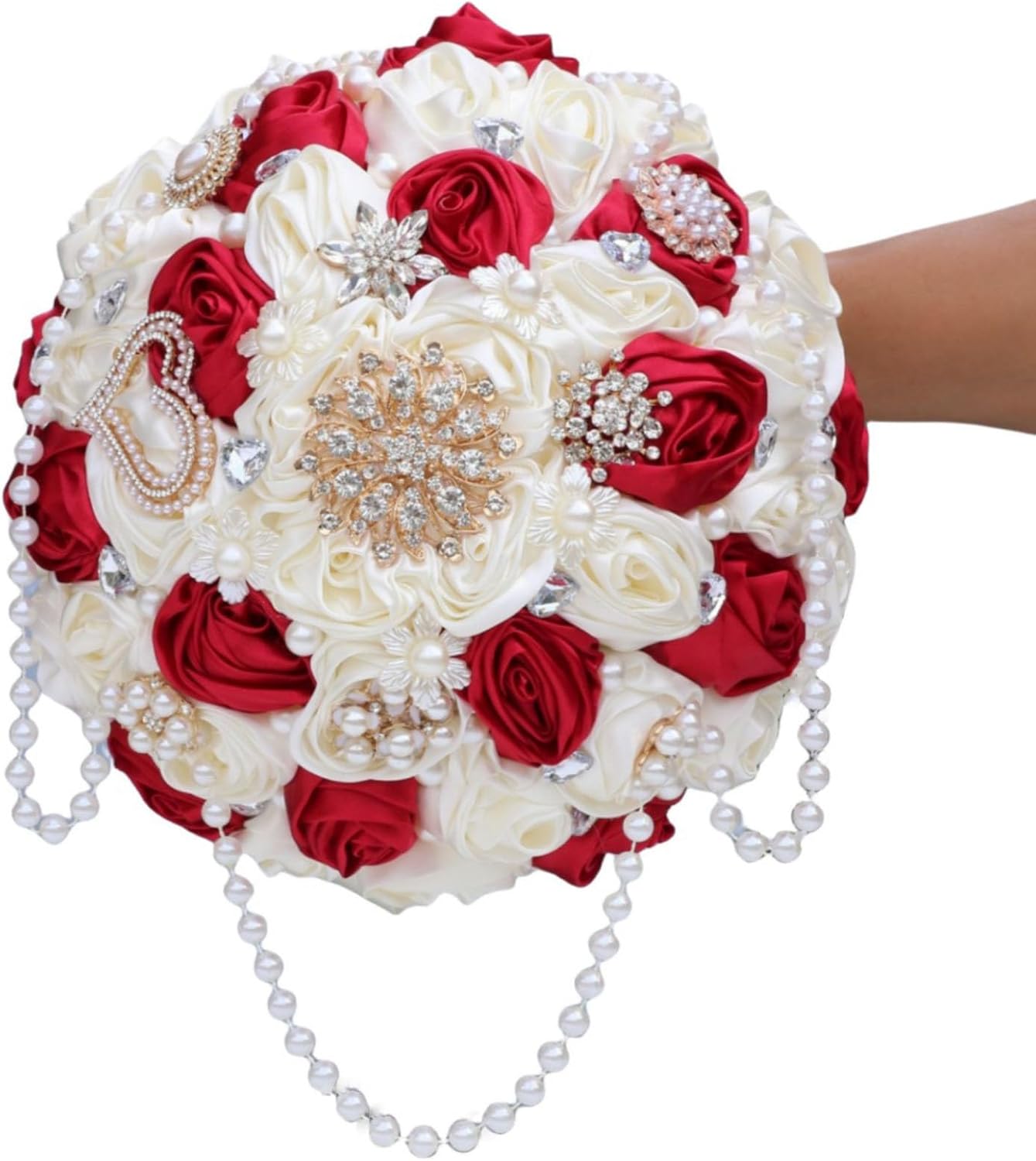 Bridal Satin Rose  Bouquet