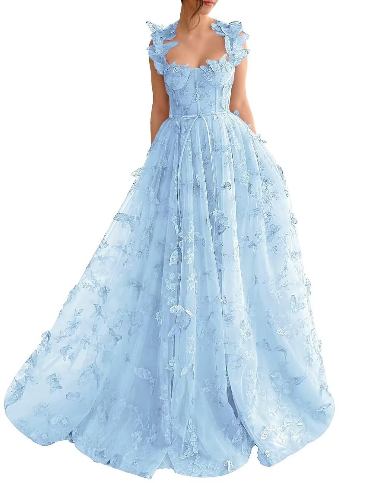 3D Butterflies Evening Dresses