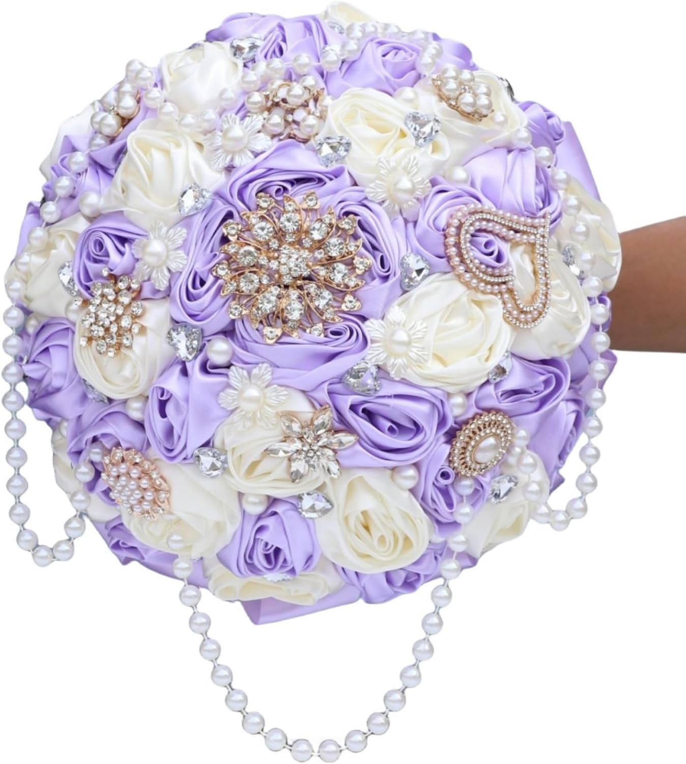 Bridal Satin Rose  Bouquet