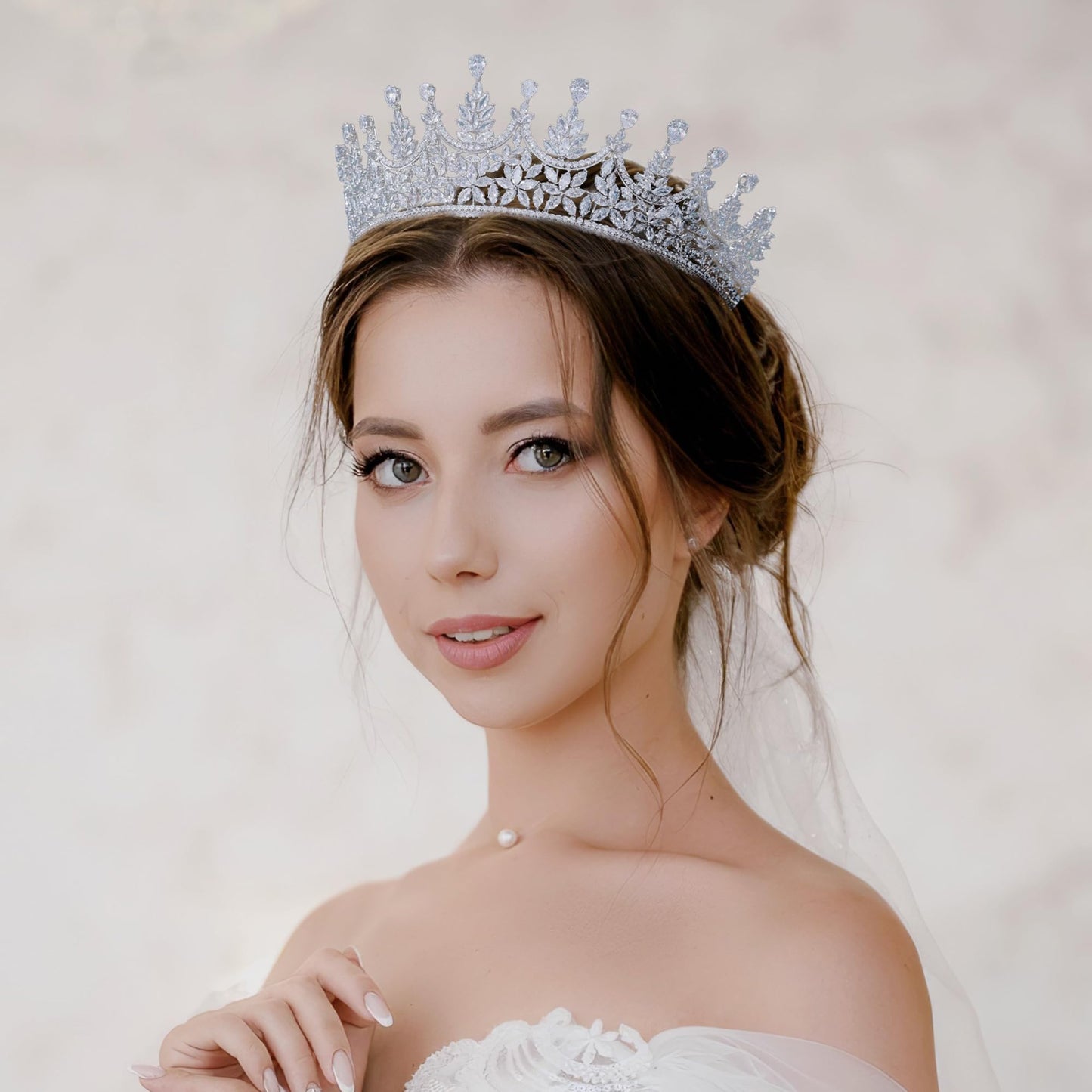 CZ Wedding Tiara