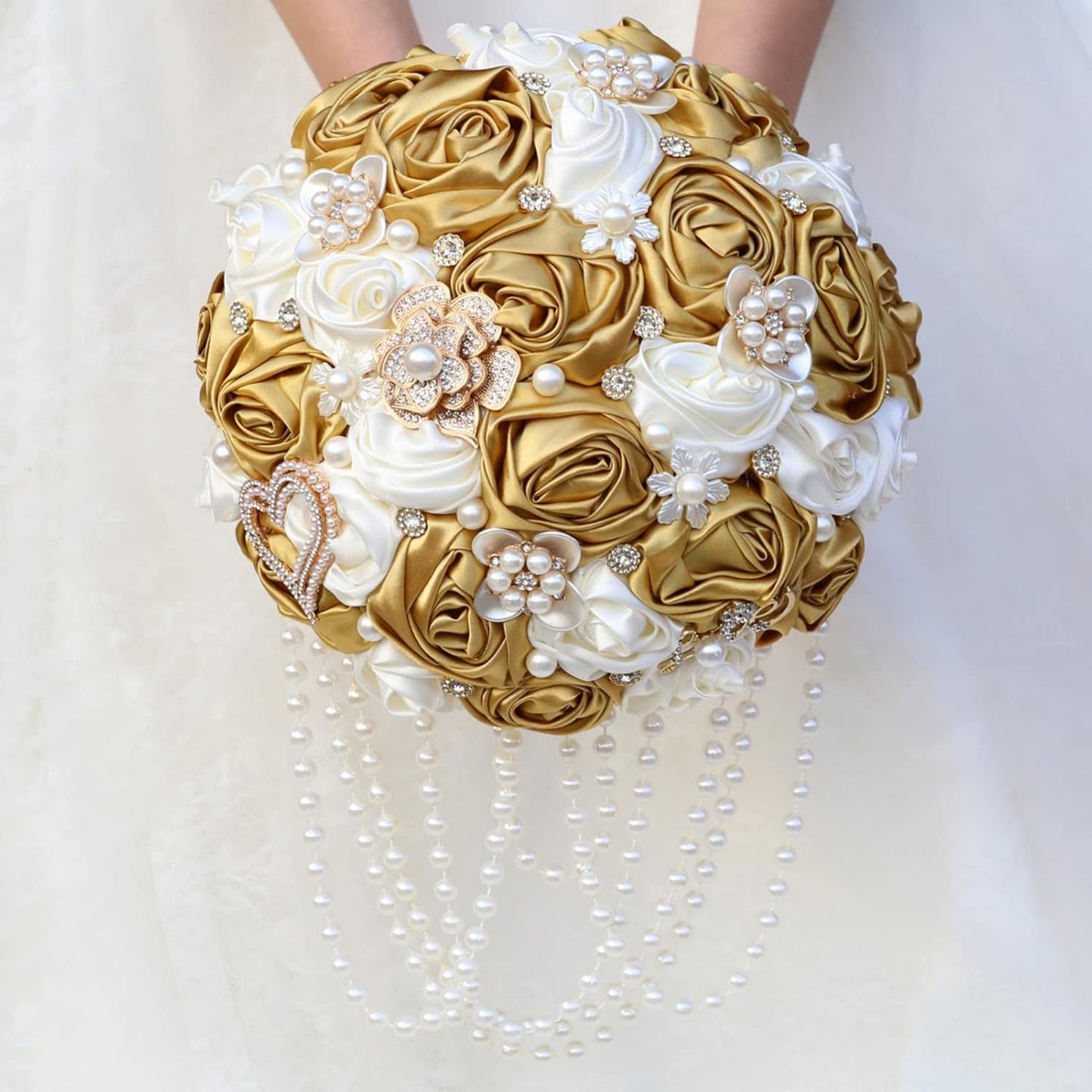 Bridal Satin Rose  Bouquet