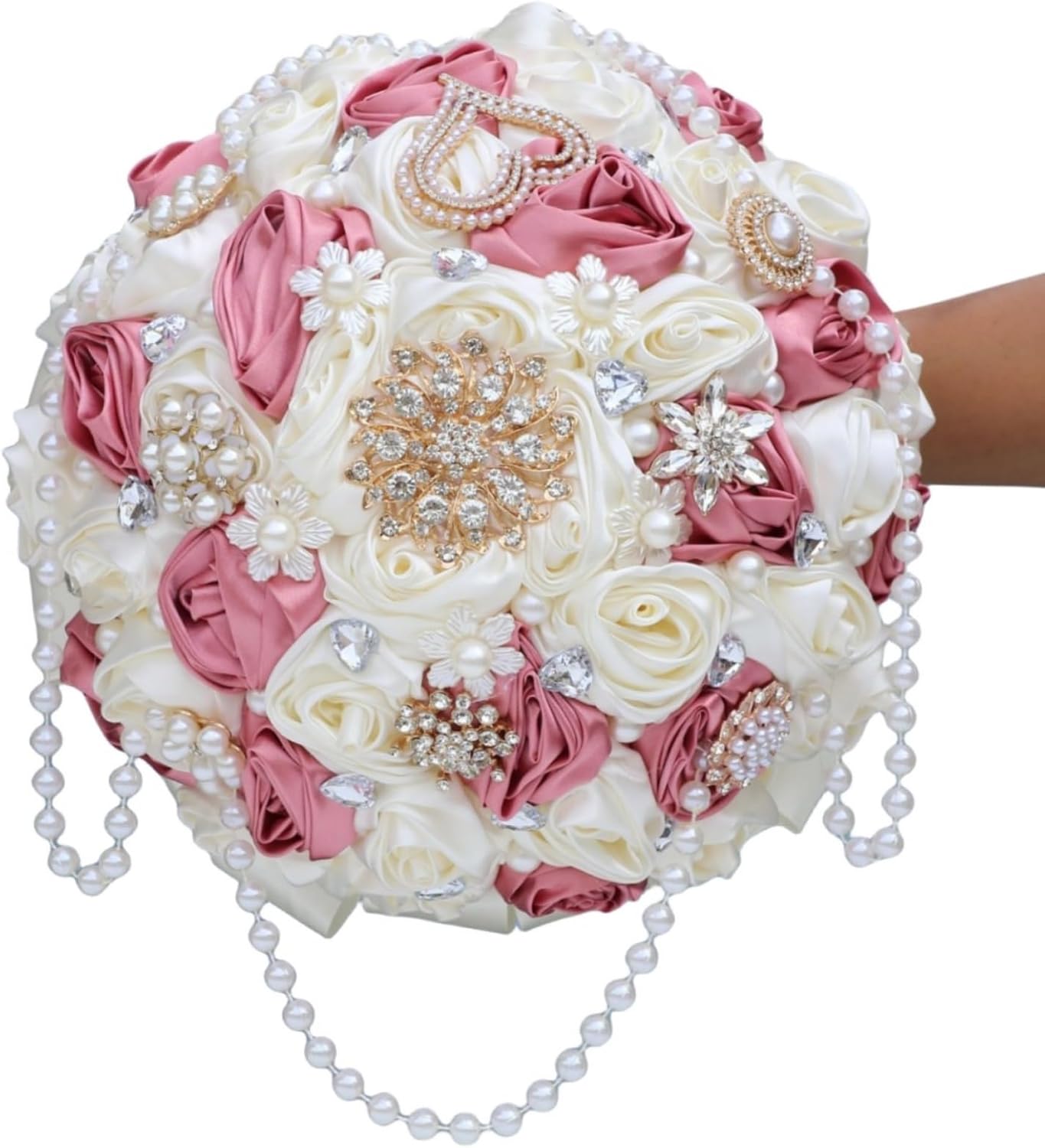 Bridal Satin Rose  Bouquet