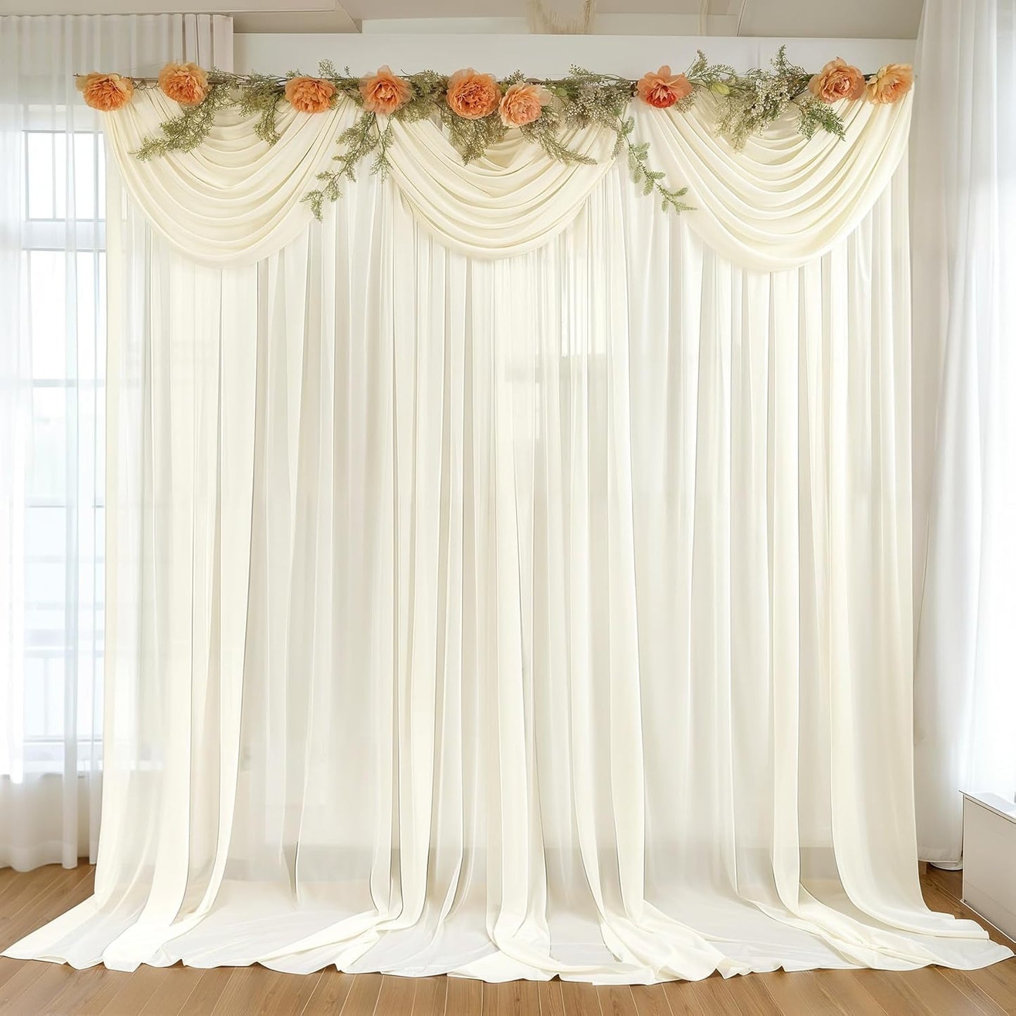Chiffon Backdrop Curtains
