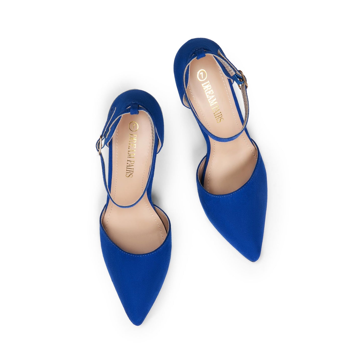 Pointed Toe Ankle Strap High Heel Stiletto