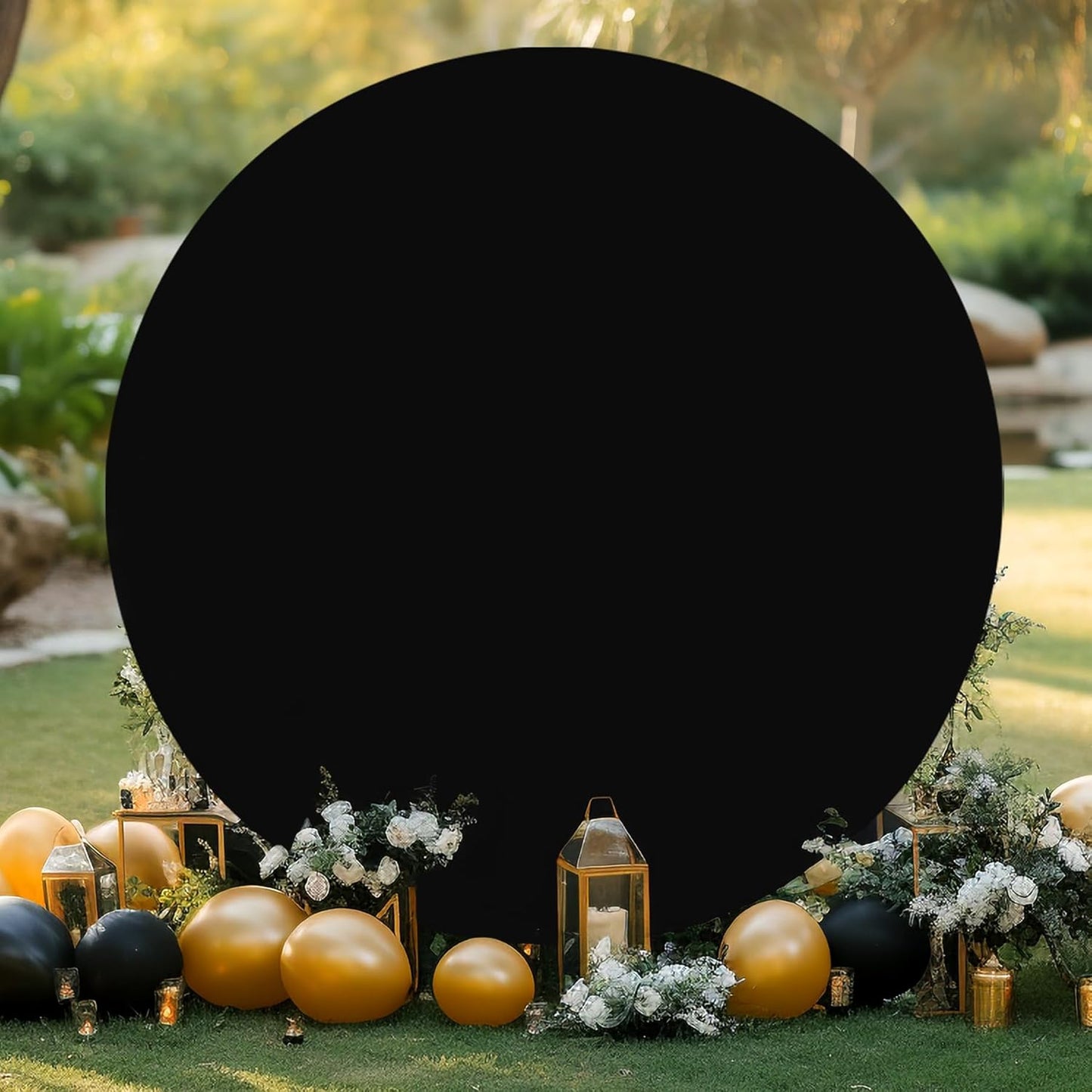 Round Backdrop Cover for 5 to 7.2ft Circle Stand