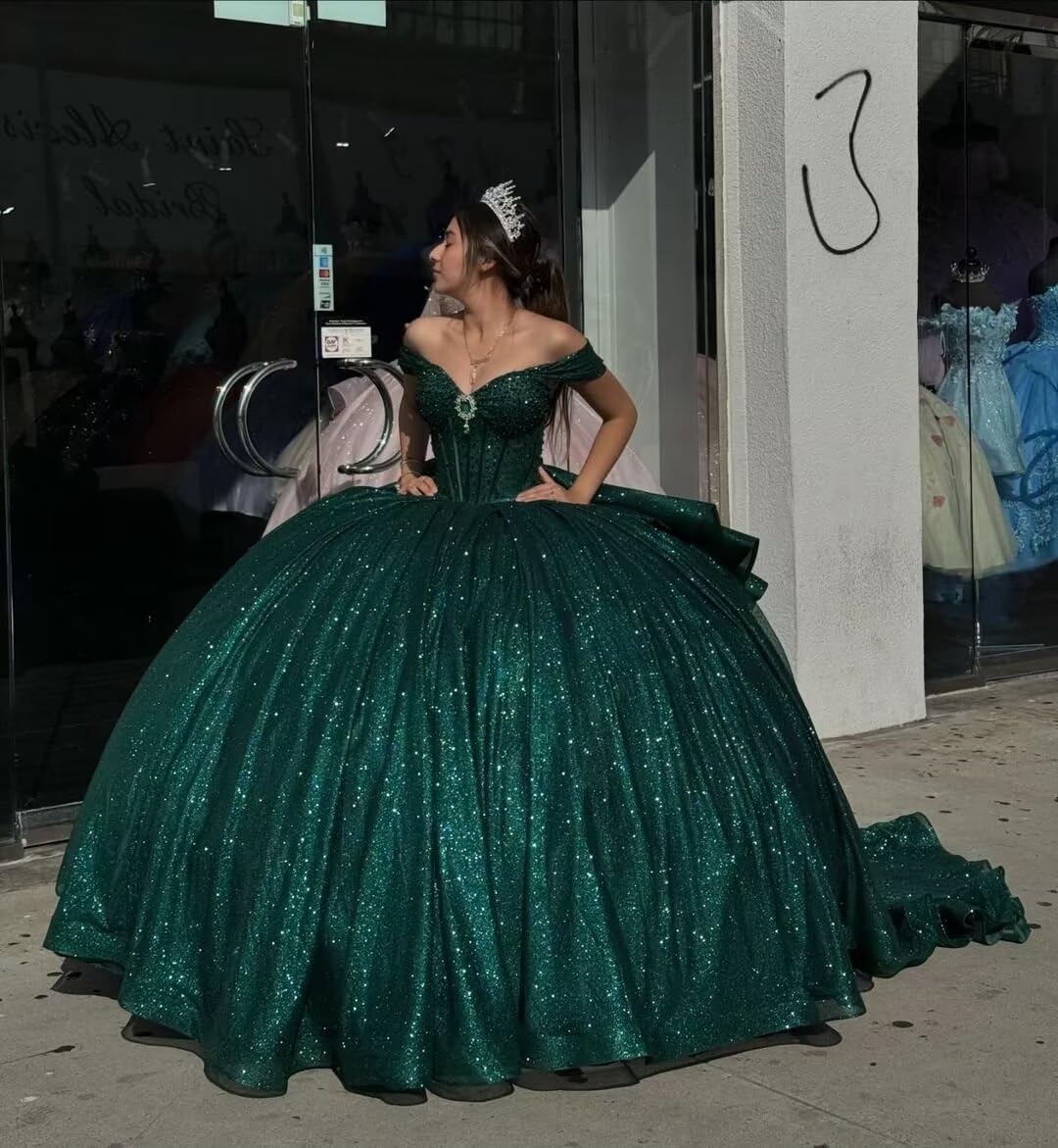 Quinceanera Dress Ball Gown Glitter