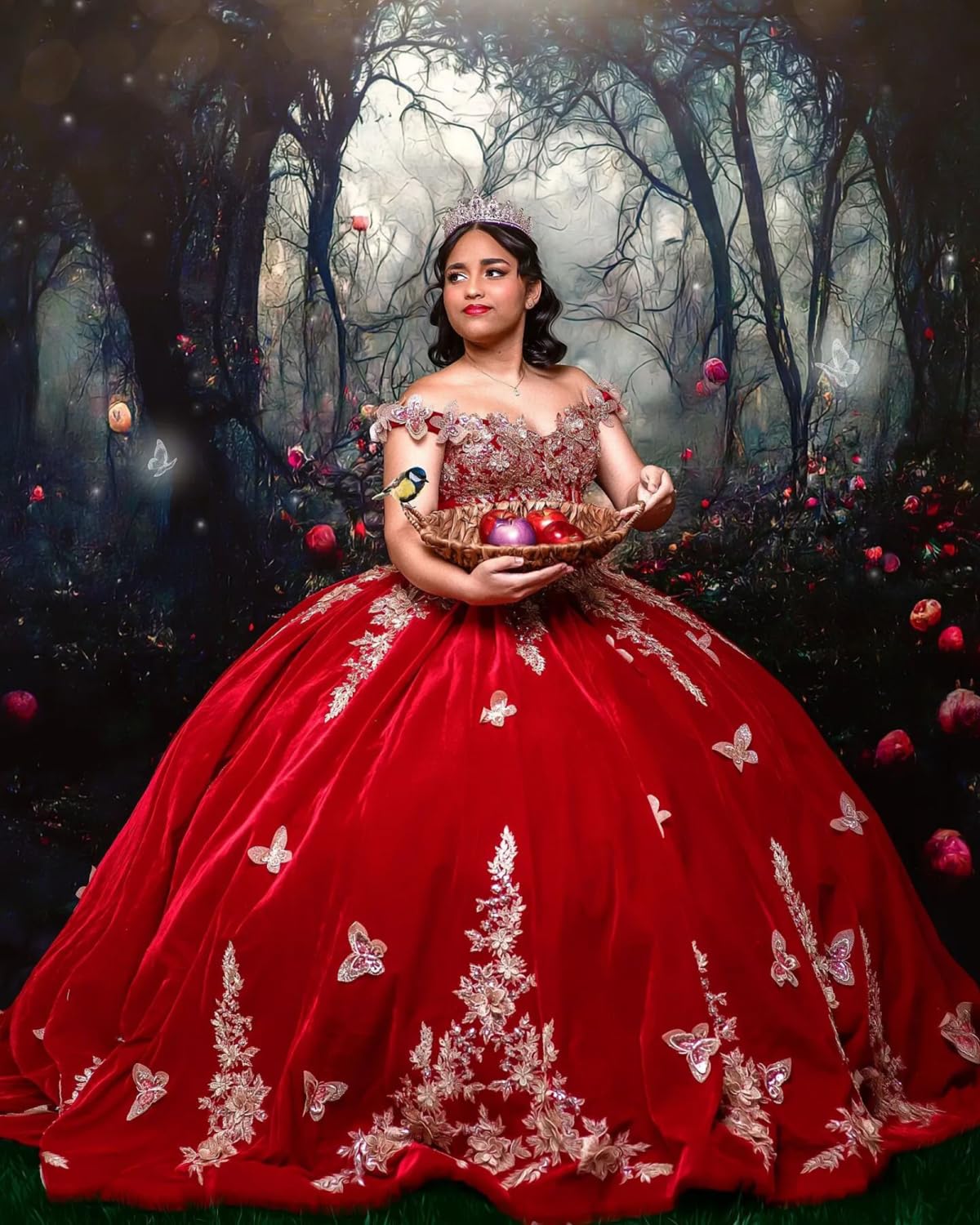 Off Shoulder Royal Quinceanera Dress