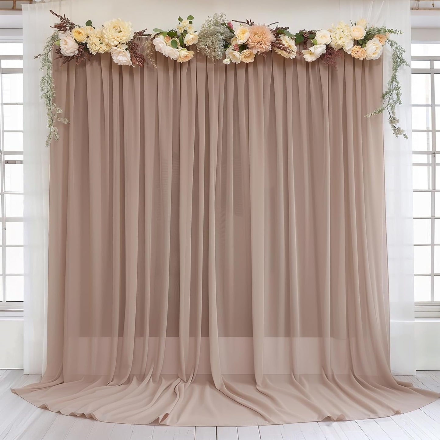 Chiffon Backdrop Curtains