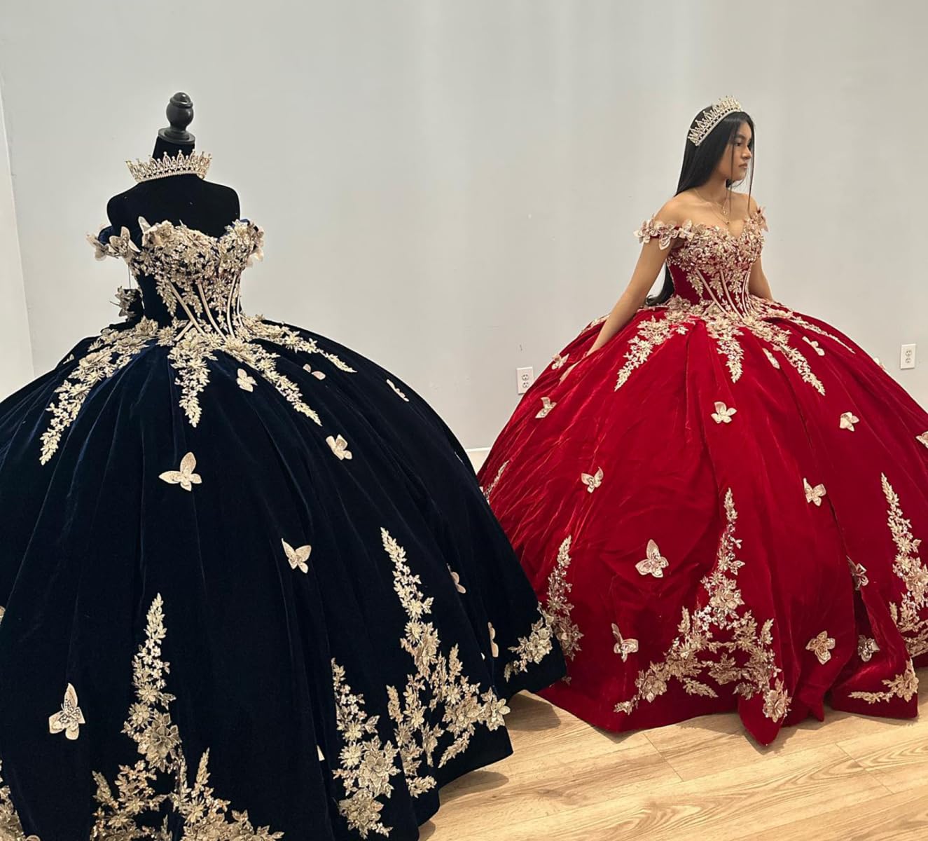 Off Shoulder Royal Quinceanera Dress