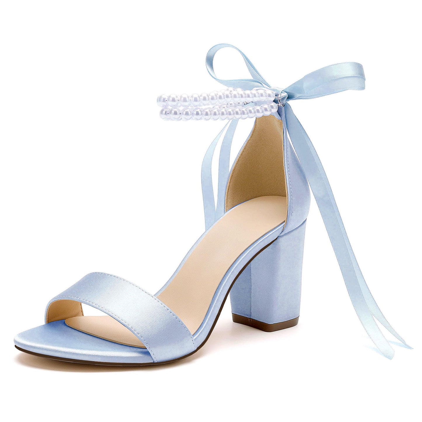 Pearl Wedding Shoes for Bride High Heels