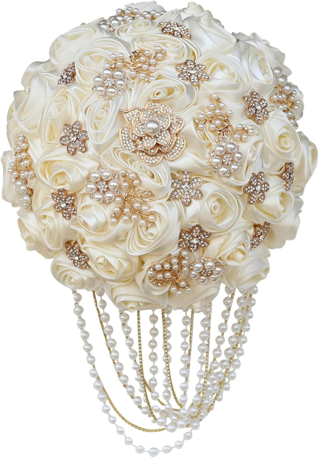 Bridal Satin Rose  Bouquet