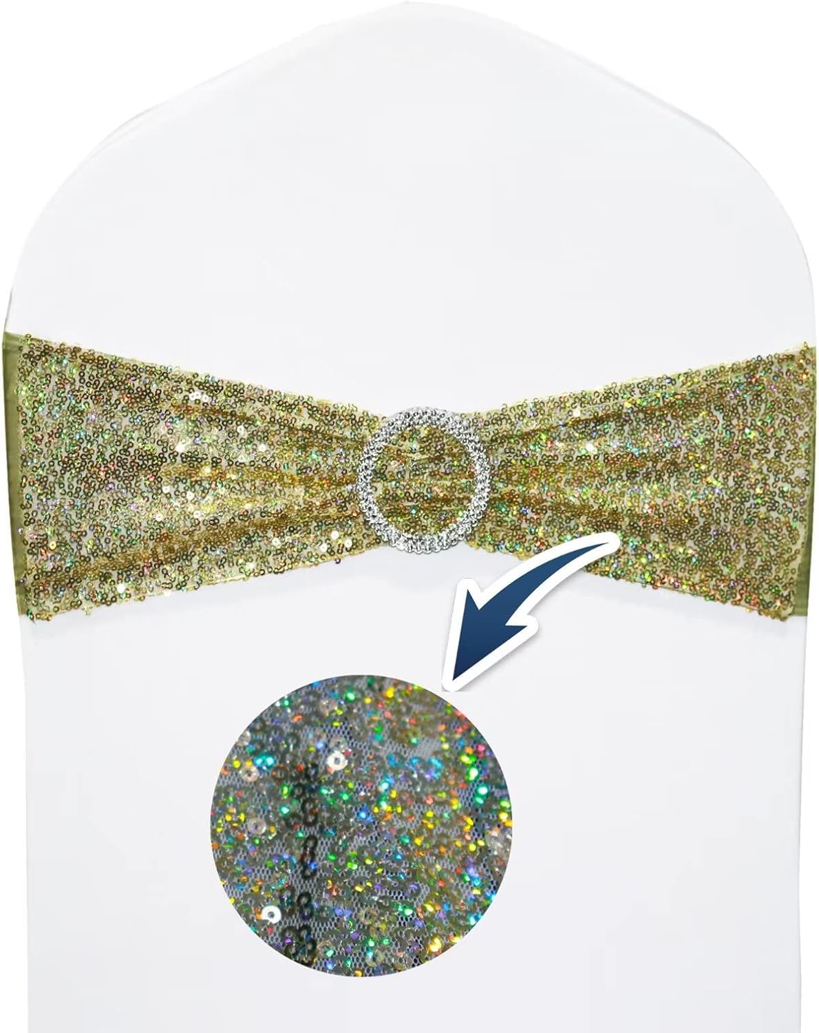 Sequin Chair Sash ( pack of 10 )
