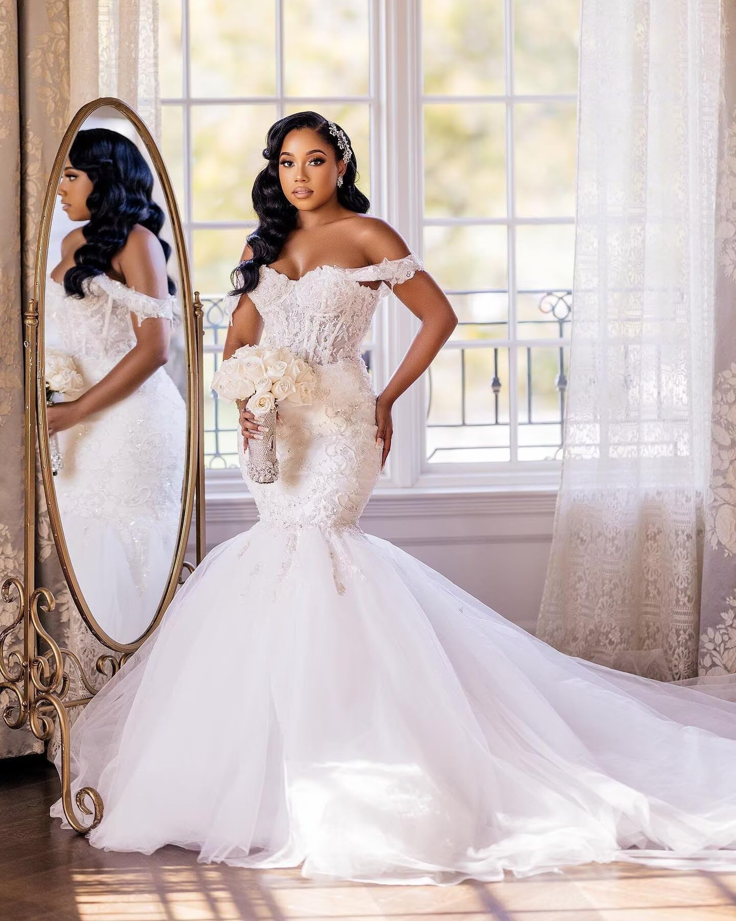 Tulle Mermaid Wedding Dresses