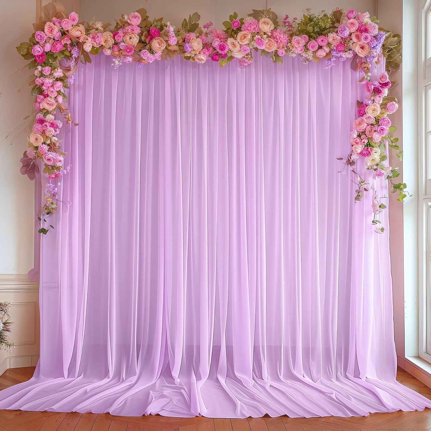 Chiffon Backdrop Curtains