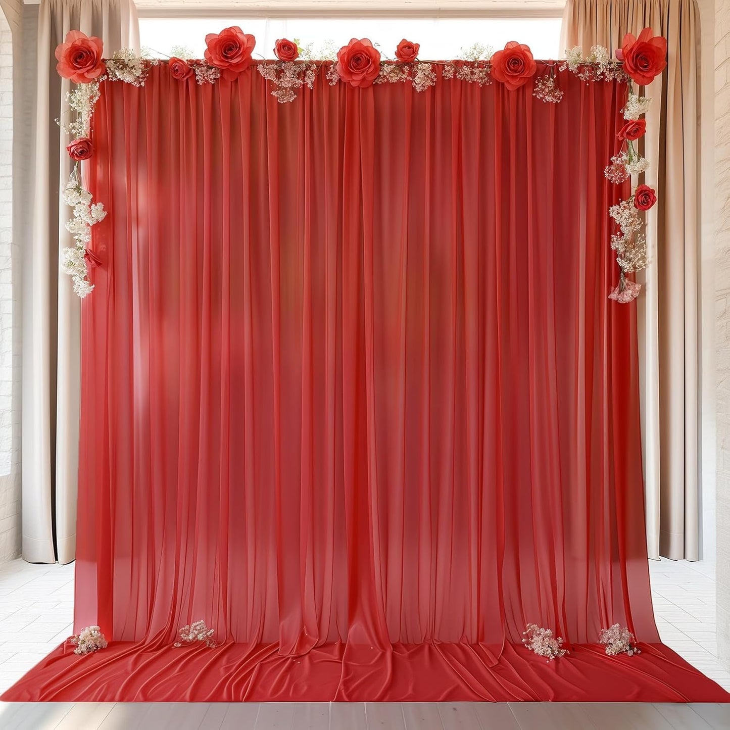 Chiffon Backdrop Curtains