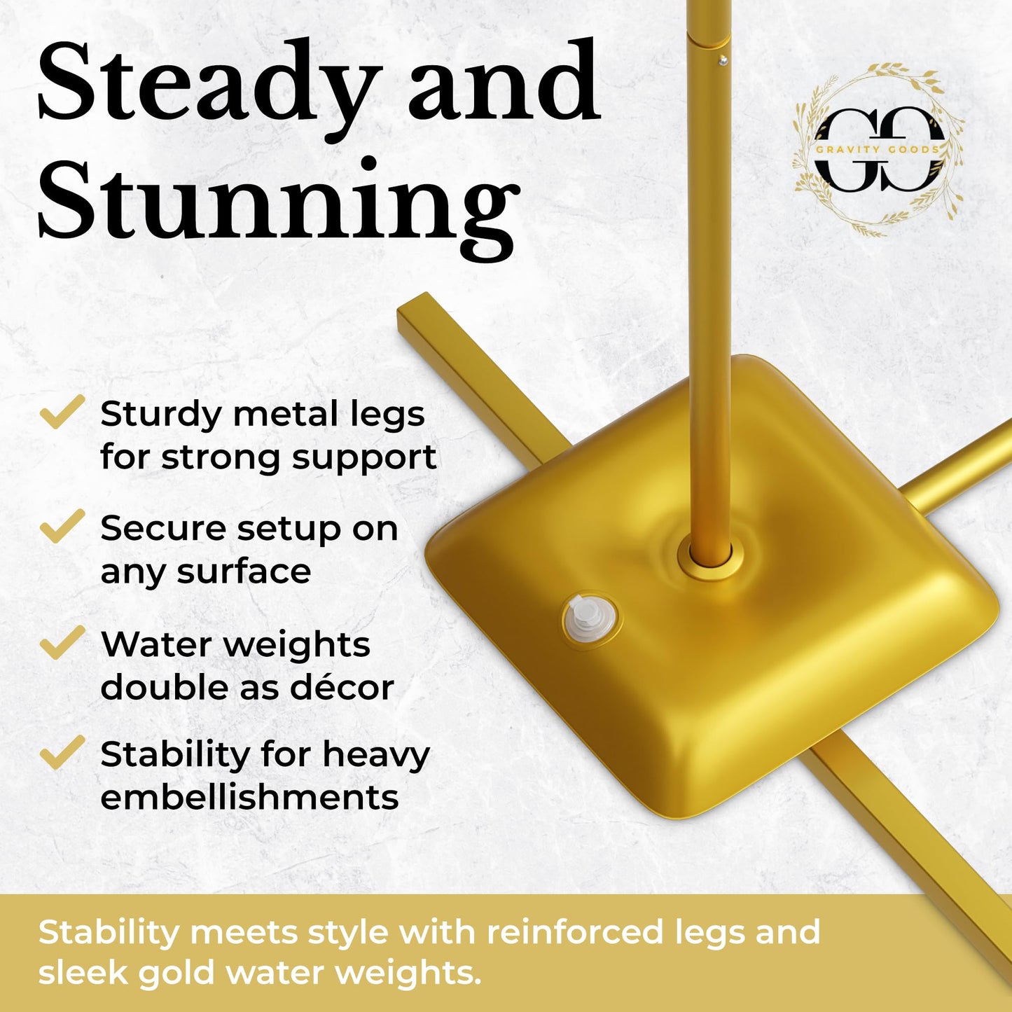 Metal Arch Backdrop Stand and Cover Set