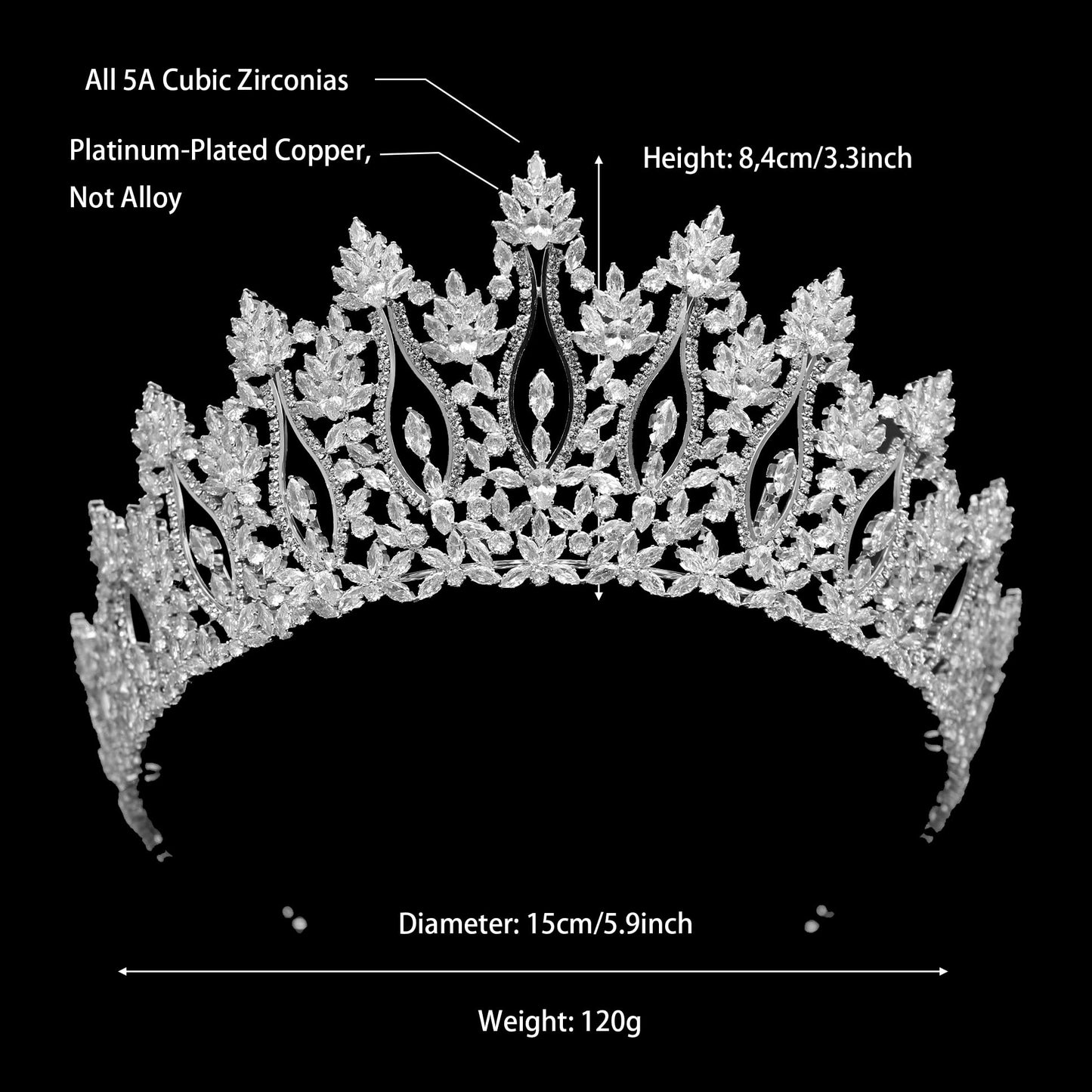 Luxury Wedding Tiaras for Bride