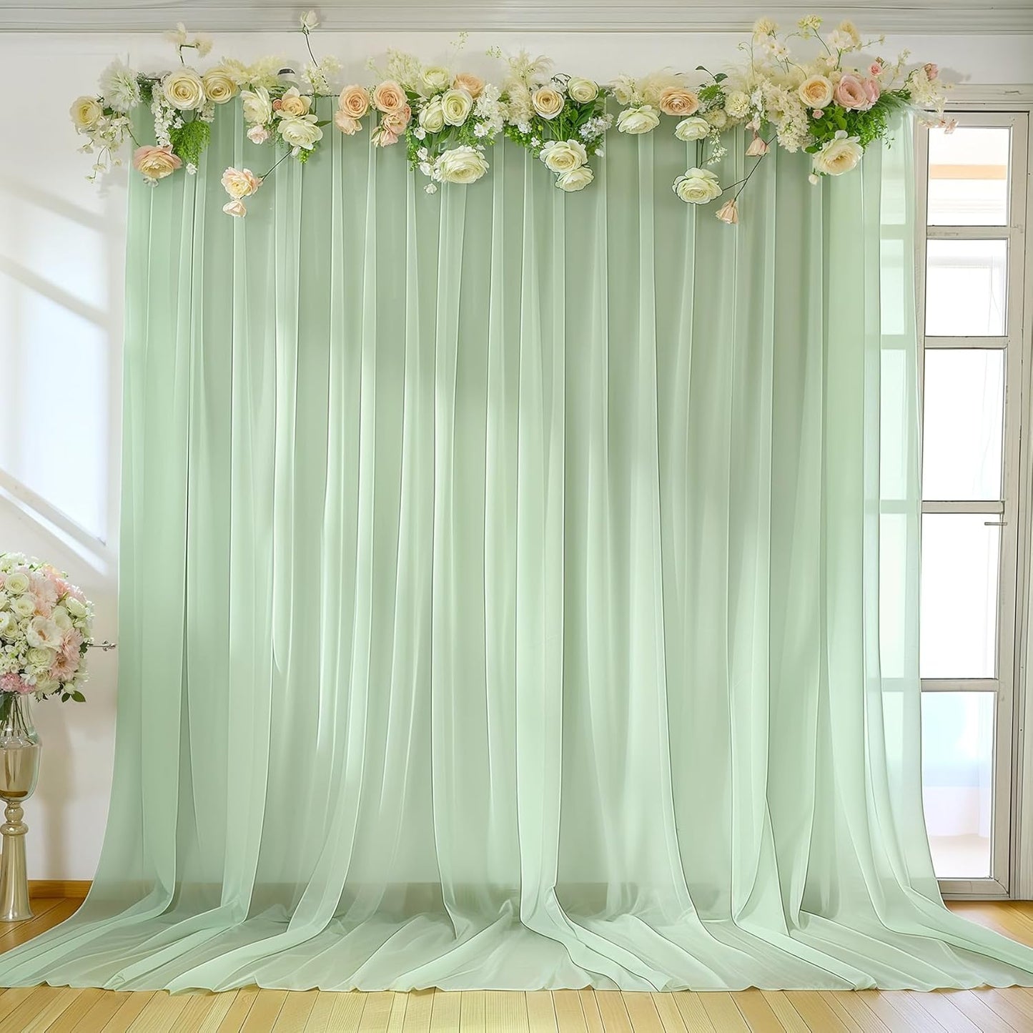 Chiffon Backdrop Curtains