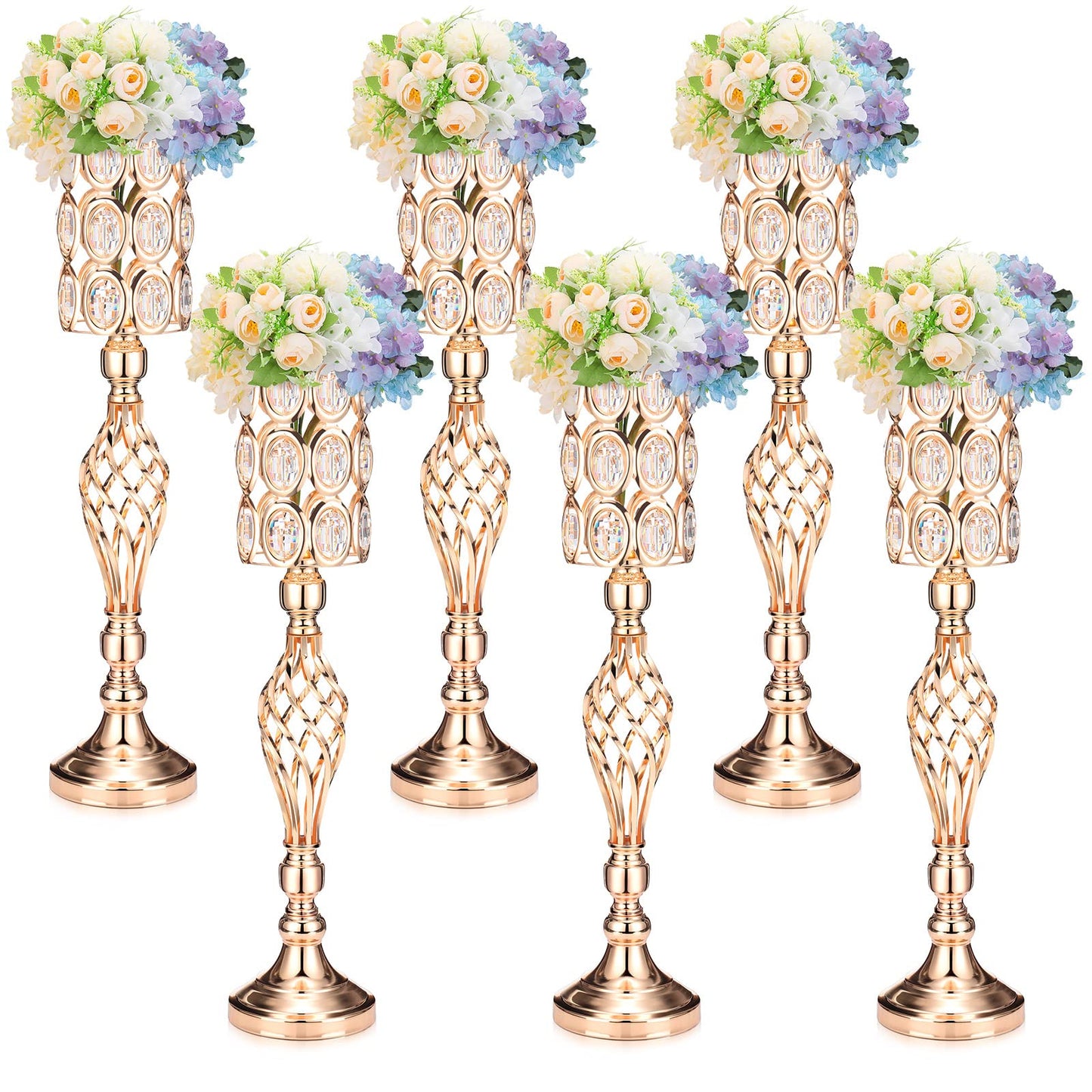 Diamond Crystal Wedding Centerpiece