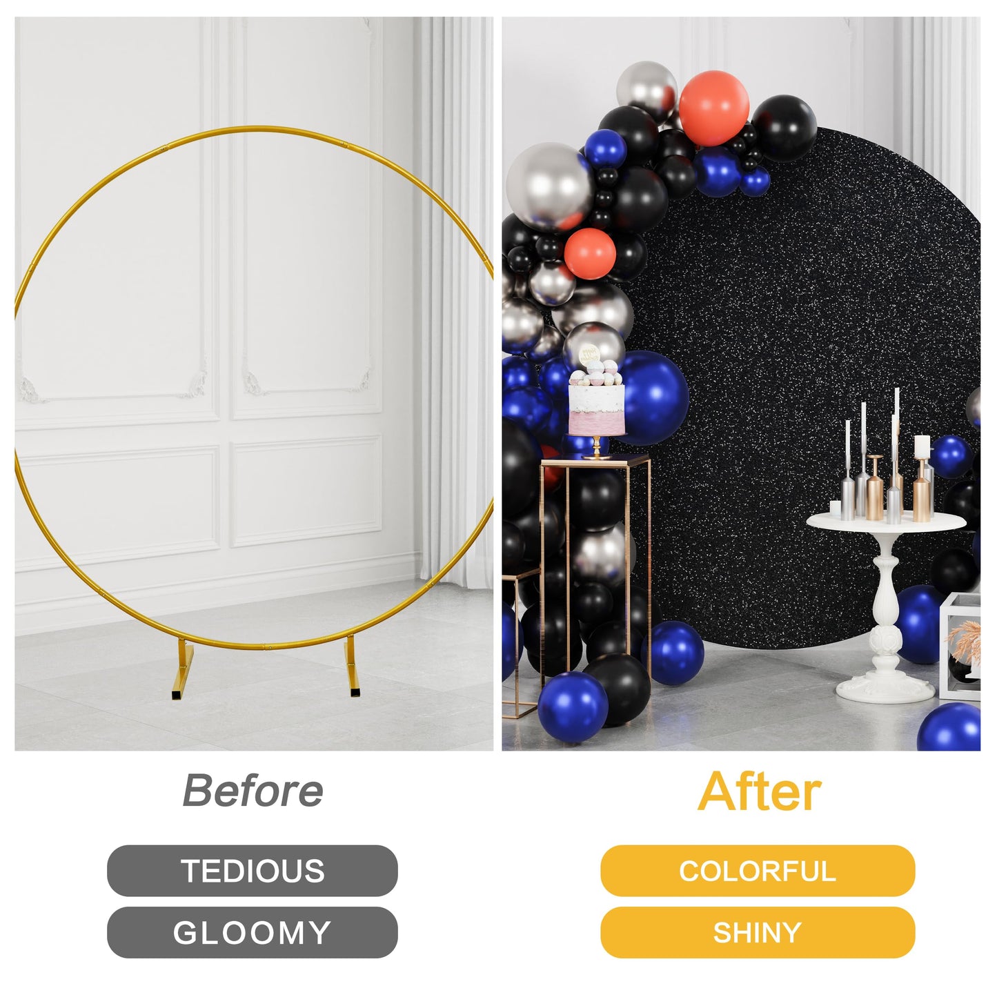 Sequin Cover for 7.2ft Circle Backdrop