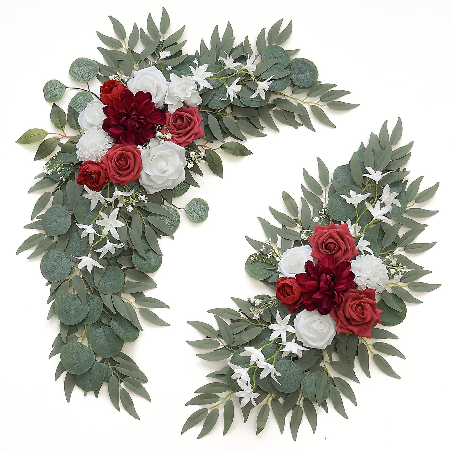 Artificial Flower Swag Set of 2