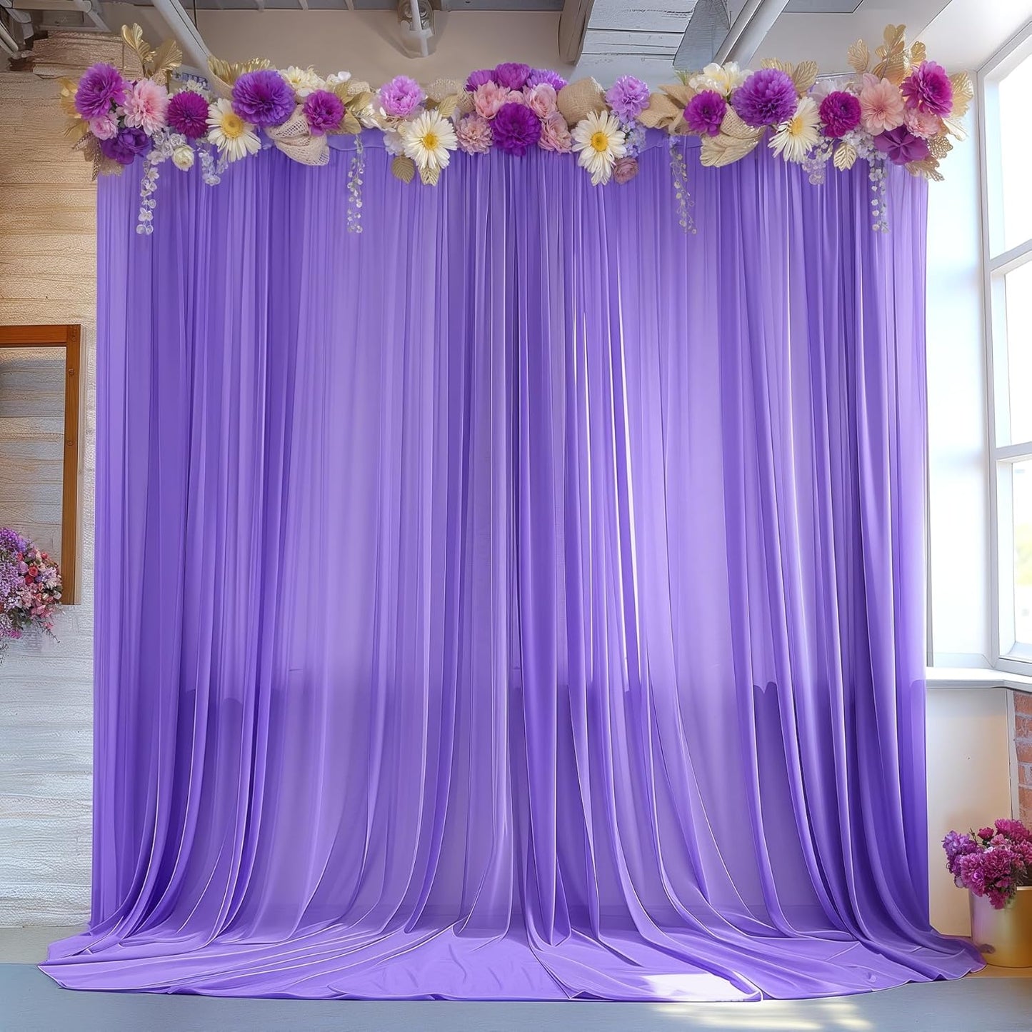 Chiffon Backdrop Curtains