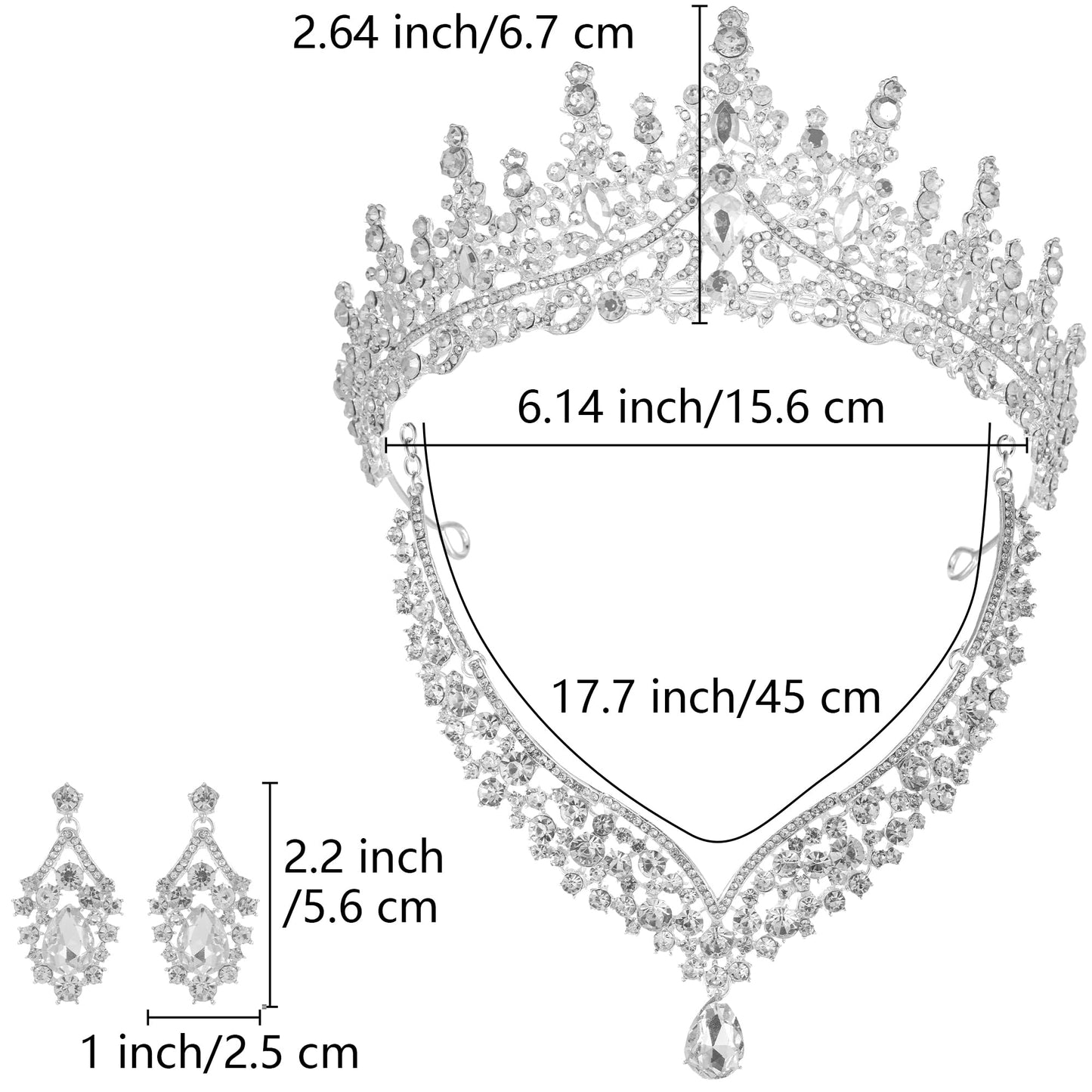 Crystal Bridal Jewelry Set