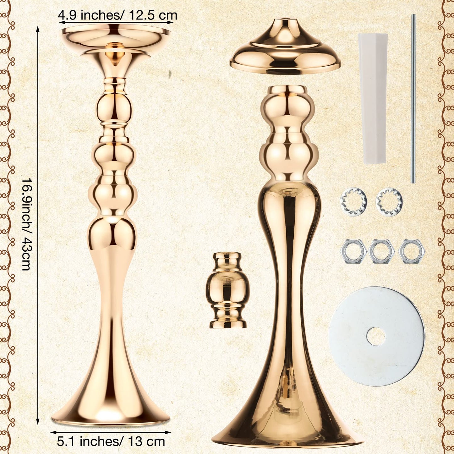 Metal Flower Arrangements Stand