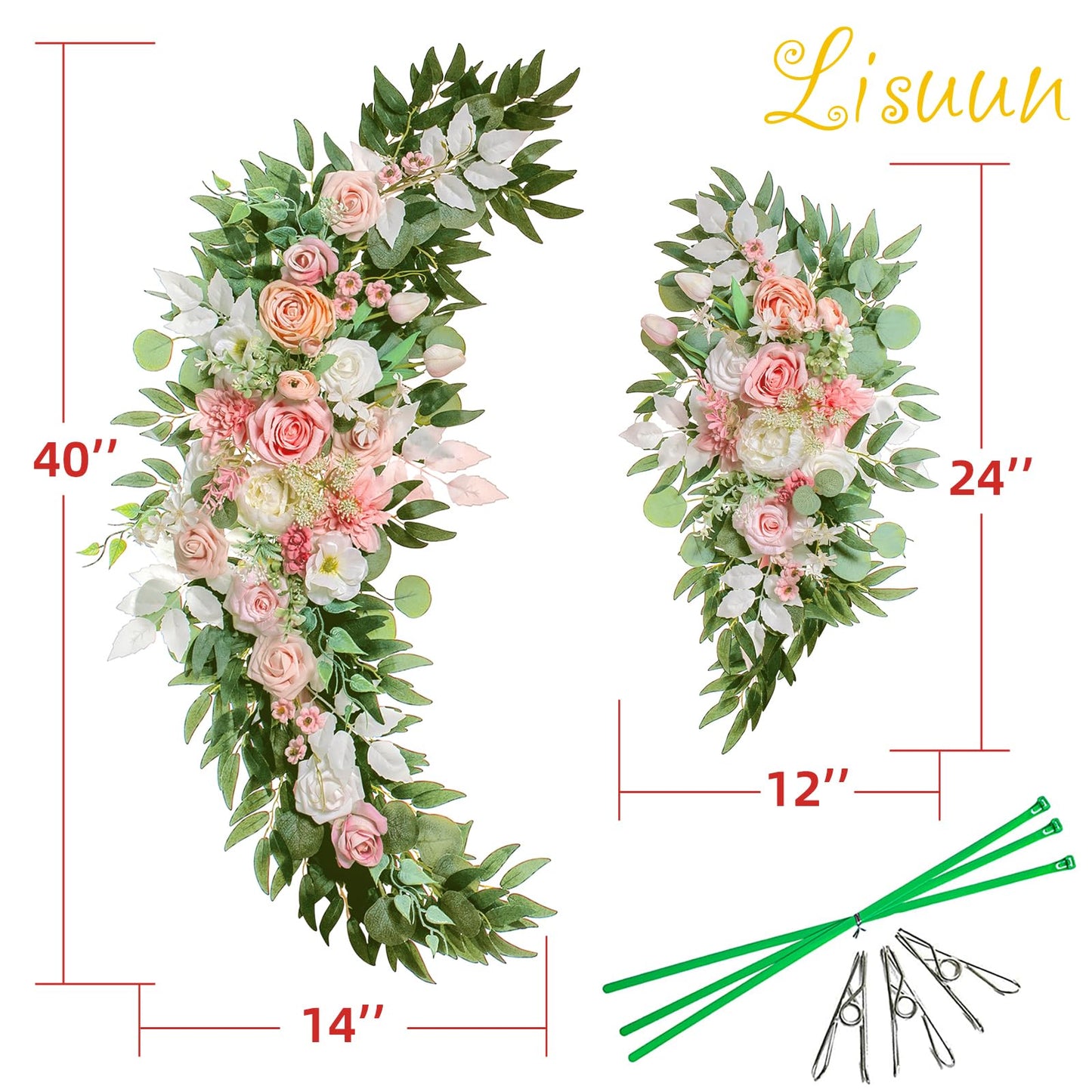 Wedding Arch Flowers- Pack of 2