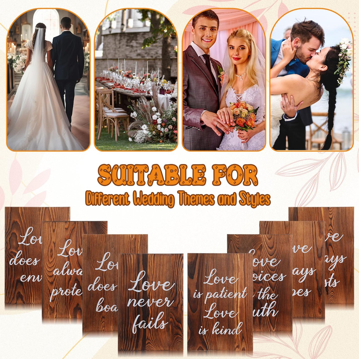 Rustic Wedding Aisle Signs