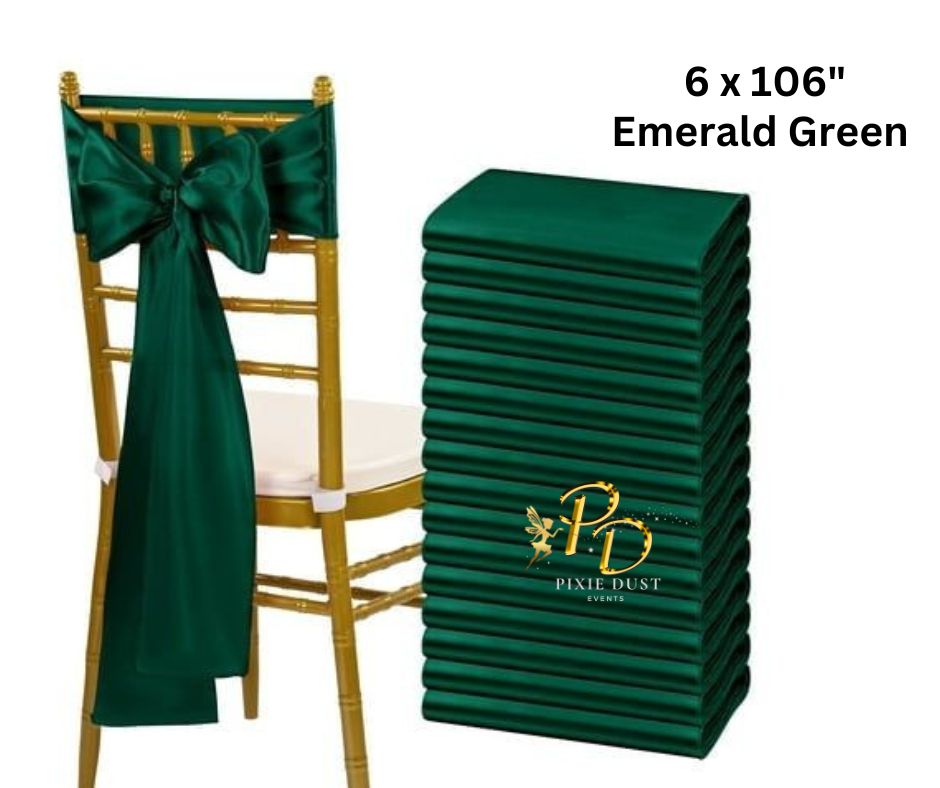 Satin Chair Sash