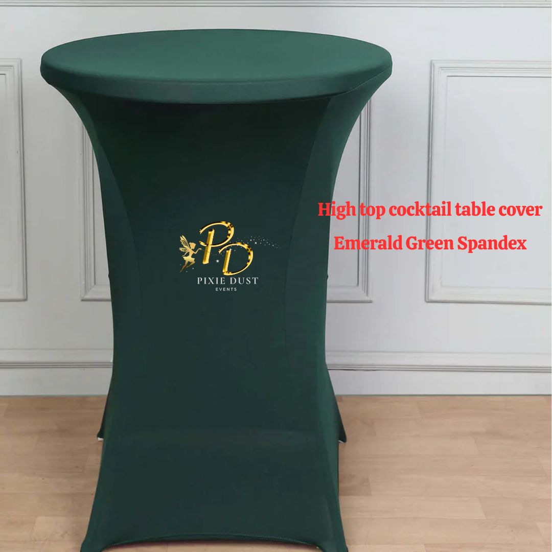 Spandex Fitted Cocktail Table Cover