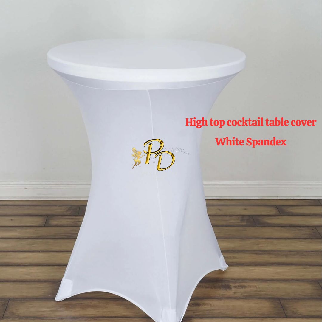Spandex Fitted Cocktail Table Cover