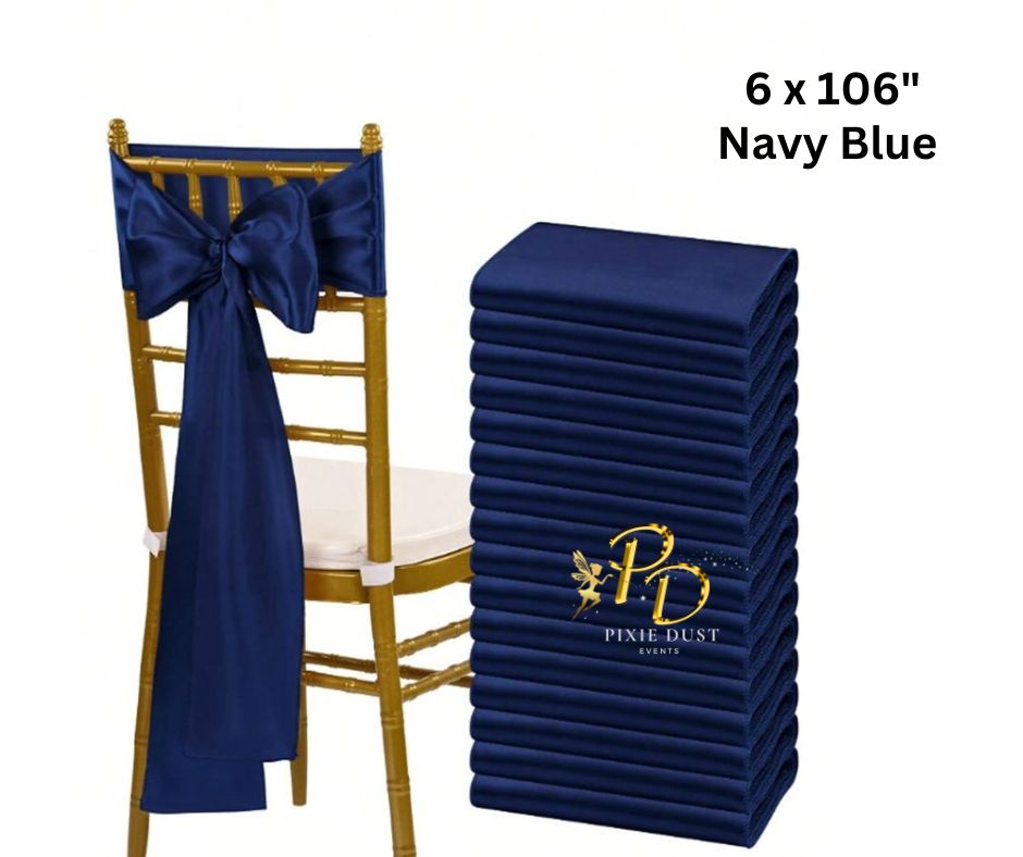 Satin Chair Sash