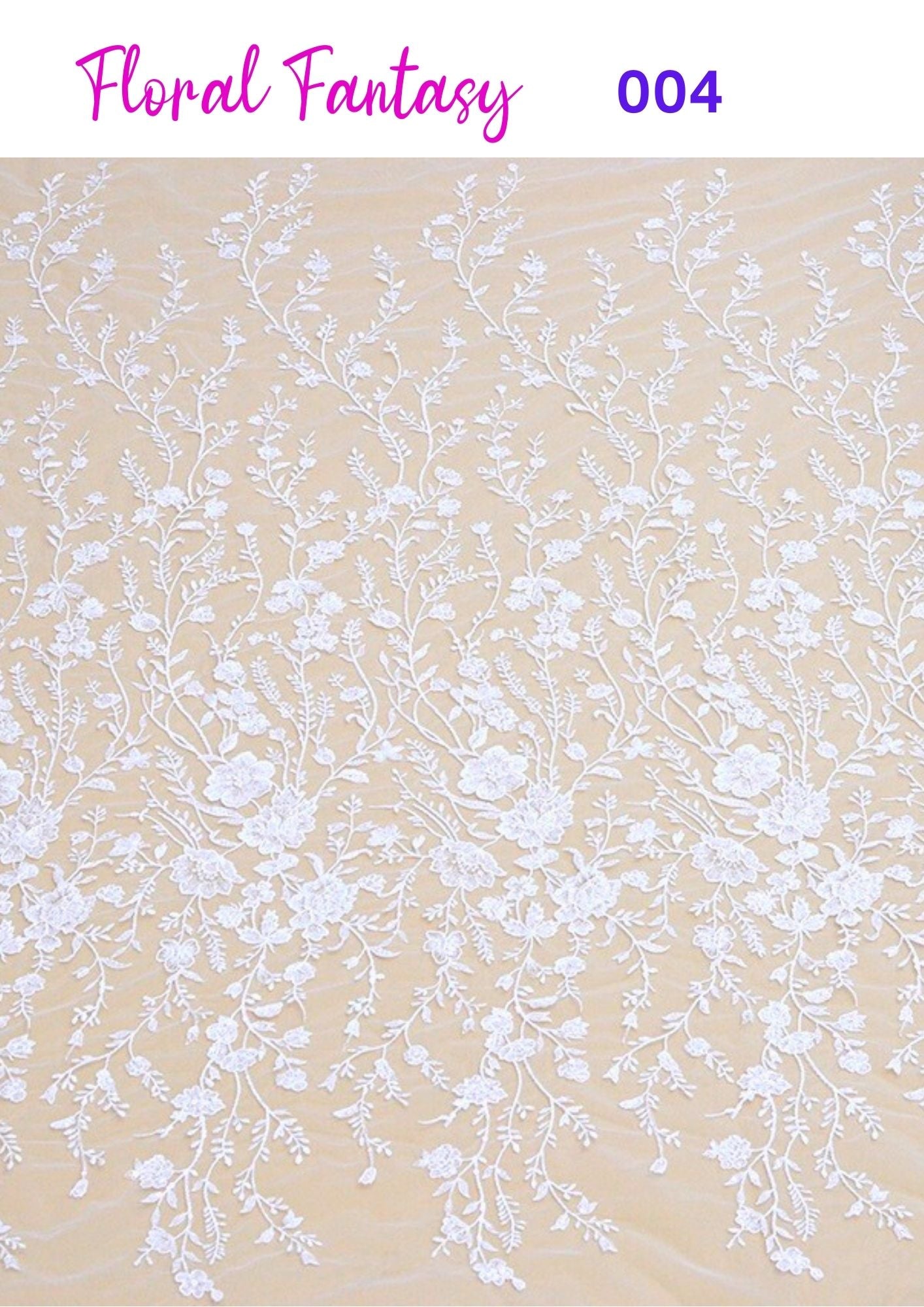 Floral Fantasy Lace